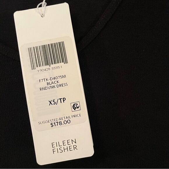 Eileen Fisher washable stretch crepe dress - Picture 6 of 10